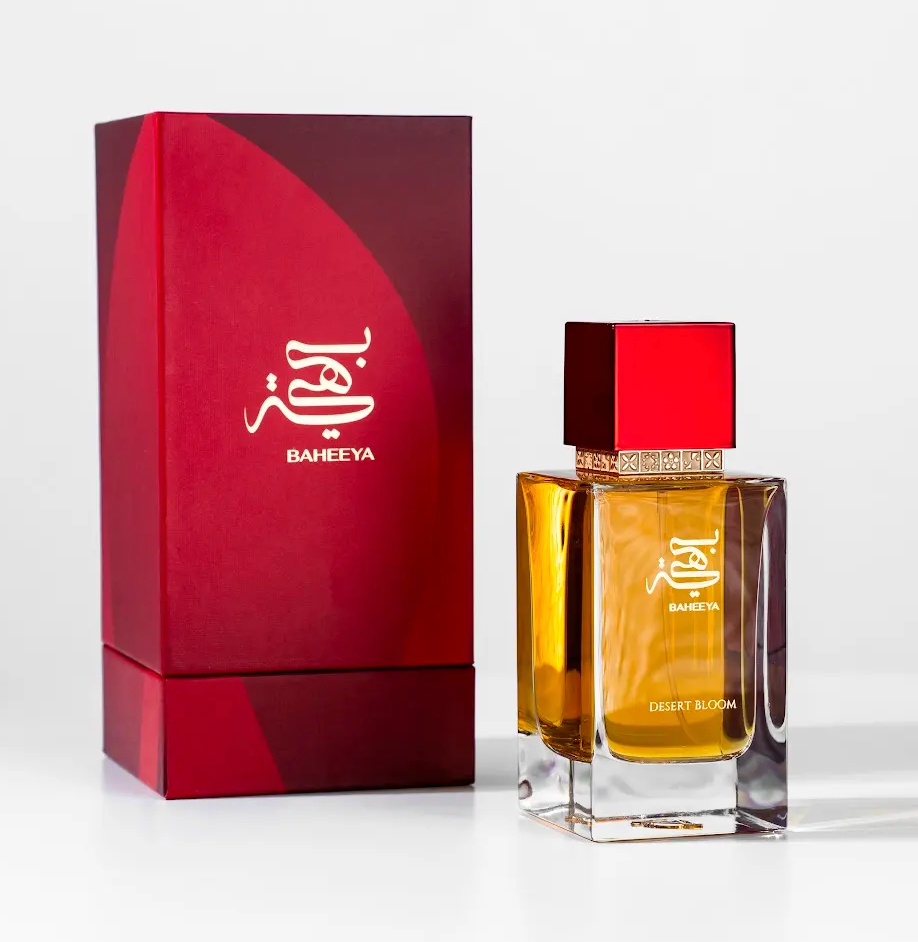 BAHEEYA perfume bottle and packaging on a white background